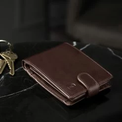 Lucleon Brown Ergonomic Leather Wallet 8 Lucleon Brown Ergonomic Leather Wallet -MEN WALLETS store rst megashoot wall 1 12548 1 scaled