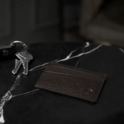 Lucleon Montreal | Mini Brown RFID Leather Card Holder -MEN WALLETS store rst megashoot wall 1 14021 scaled