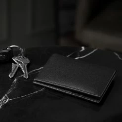 Lucleon Black Leather RFID-Blocking Card Holder Wallet -MEN WALLETS store rst megashoot wall 1 18959 scaled