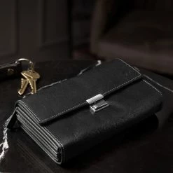 Lucleon Montreal | Classic Accordion Black Leather Wallet -MEN WALLETS store rst megashoot wall 1 19749 scaled