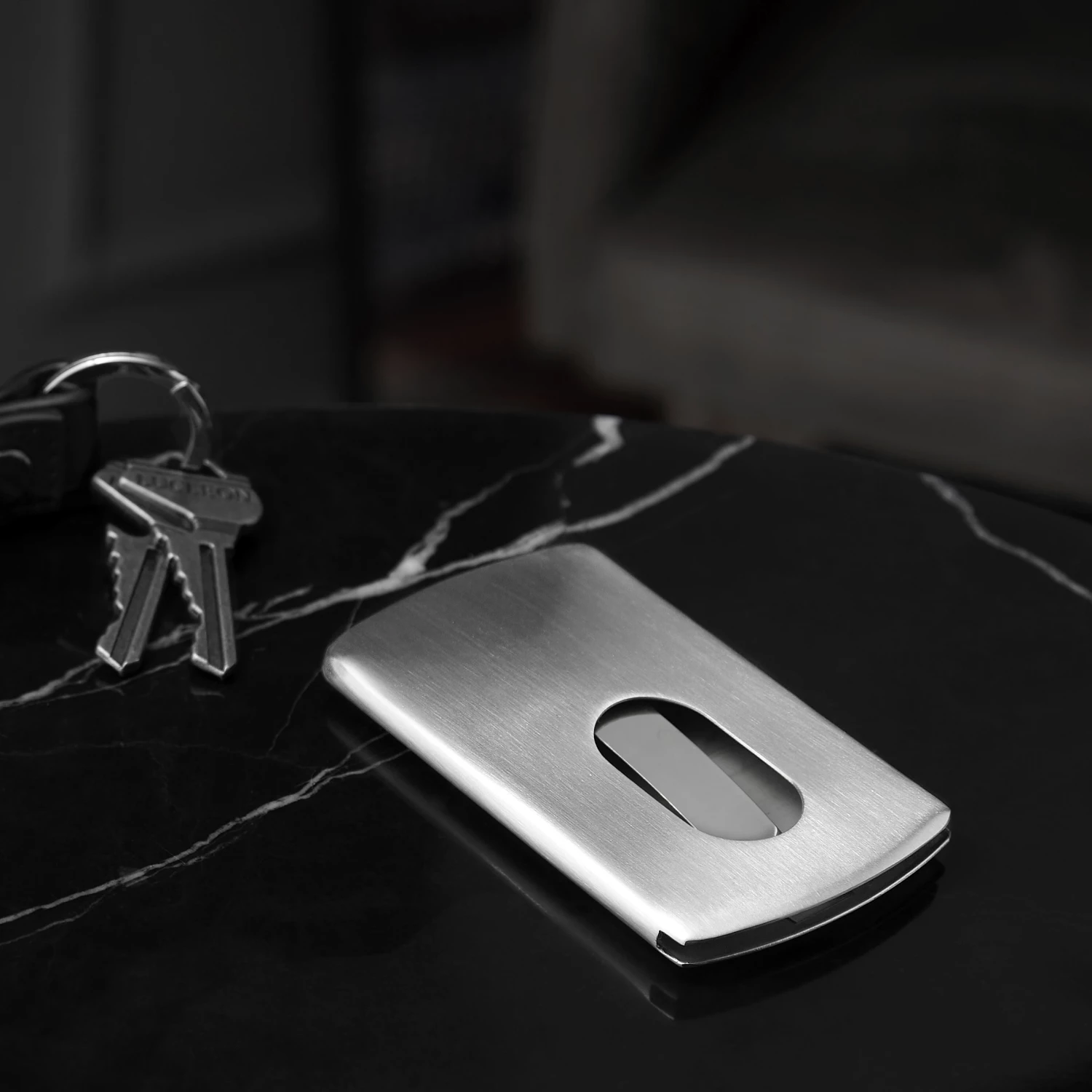 Fort Tempus Slotted Stainless Steel Credit Card Holder 4 Fort Tempus Slotted Stainless Steel Credit Card Holder - Image 4