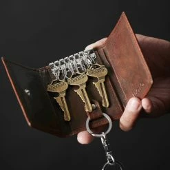 Lucleon Montreal | Tan RFID Leather Key Holder 8 Lucleon Montreal | Tan RFID Leather Key Holder -MEN WALLETS store rst megashoot wallet 14040 2 scaled