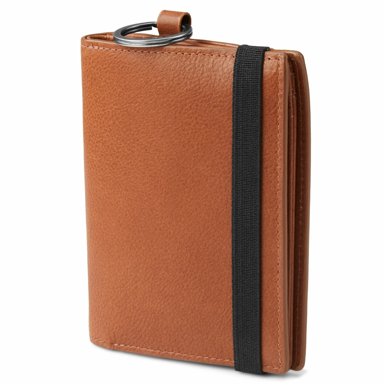 Lucleon Lincoln | Tan Leather RFID-Blocking Wallet with Keyring 1 Lucleon Lincoln | Tan Leather RFID-Blocking Wallet with Keyring